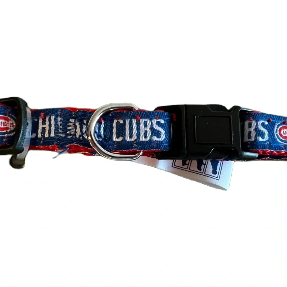 NWT Chicago CUBS MLB Dog Collar size S